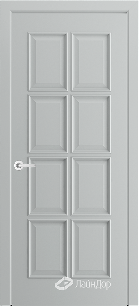 Межкомнатная дверь ДГ Аврора (эмаль серая)