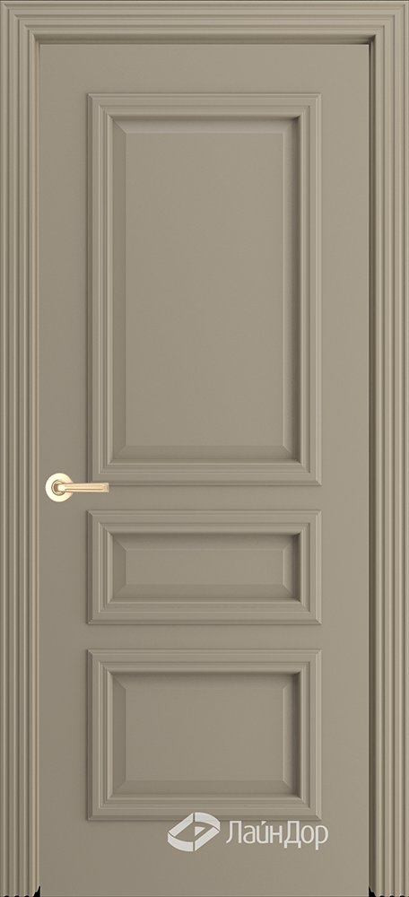 Межкомнатная дверь ДГ Агата (эмаль мокко)