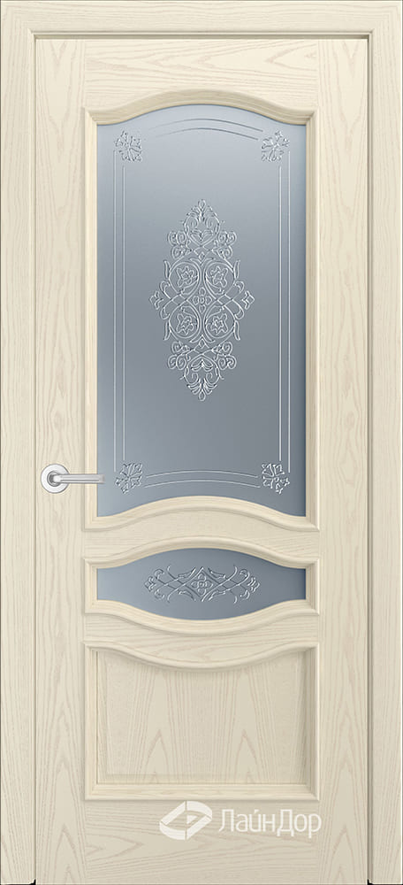 Межкомнатная дверь ДП Амелия, со стеклом (тон 27)