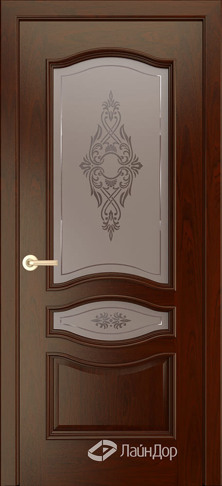 Межкомнатная дверь ДП Амелия, со стеклом (тон 10)
