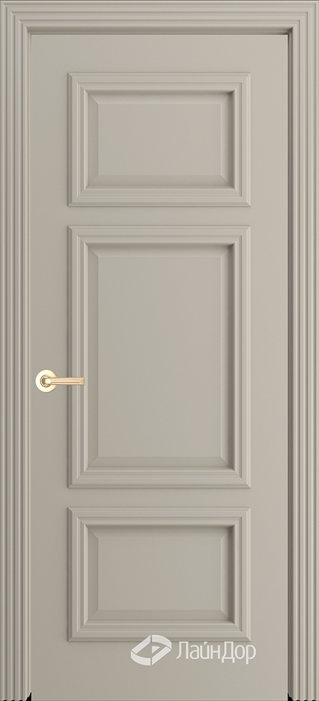 Межкомнатная дверь ДГ Афина (эмаль латте)