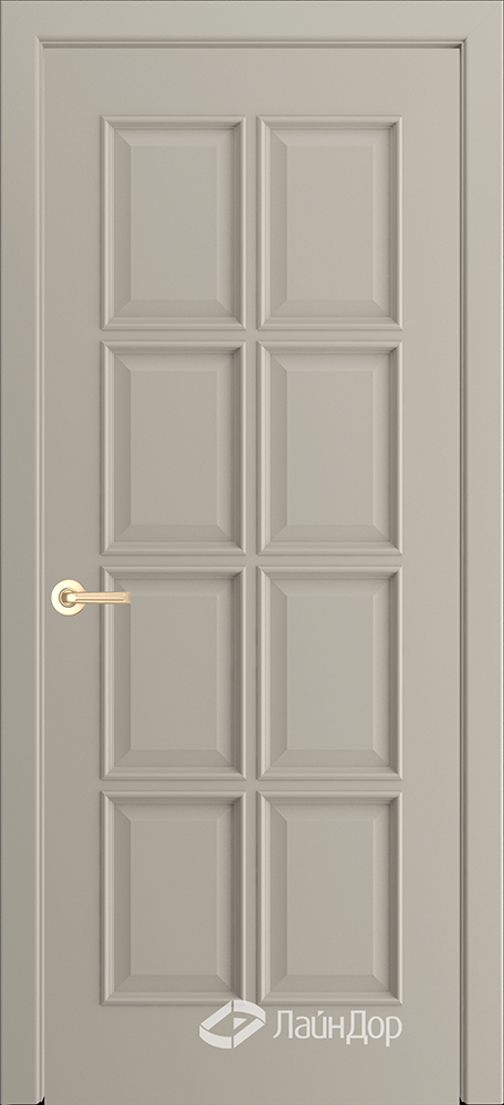 Межкомнатная дверь ДГ Аврора (эмаль латте)
