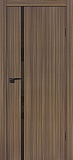 Межкомнатная дверь межкомнатная P-22, лакобель кофе (эвкалипт испанский)
