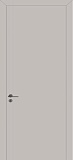 Межкомнатная дверь Квалитет К-7, гладкая дверь ПВХ, серый матовый