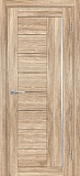 Межкомнатная дверь ДО PSL-17, сатинат бронза (сан-ремо натуральный)