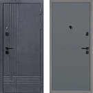 Дверь входная Скандинавия, бетон антрацит/графит