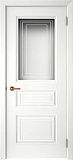 Межкомнатная дверь ДО Смальта-44, сатинат (эмаль белая)
