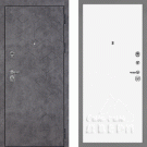 Дверь входная Тетра-126/PP, бетон темный/белый