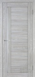 Дверь межкомнатная экошпон Лайт-41, со стеклом сатинат светлый (нордик)