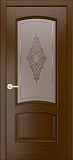 Межкомнатная дверь Анталия, со стеклом (тон 2)