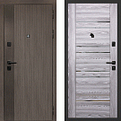 Дверь входная Ривьера/PSK-1, дымчатый камень/ривьера грей