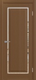 Межкомнатная дверь Тоскана 601С-21, дверь с парящей филенкой, зеркало (орех)