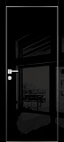 Межкомнатная дверь ДП HGX-1 (черный глянец)
