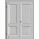 Межкомнатная дверь Двухстворчатая распашная дверь 91U (манхэттен)
