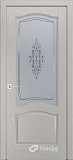 Межкомнатная дверь ДП Пронто-К, со стеклом (тон 46)
