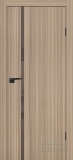 Дверь межкомнатная P-22, лакобель кофе (эвкалипт тасманский)