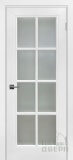 Смальта Rif 210, дверь с английской решеткой, белая эмаль Ral 9003