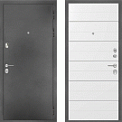 Дверь входная Премиум SB, антик серебро/Лайн сноу