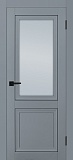 Межкомнатная дверь PST-37, стекло сатинат (серый матовый)