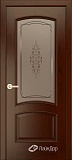 Межкомнатная дверь ДП Анталия, со стеклом (тон 10)
