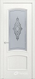 Межкомнатная дверь ДП Анталия, со стеклом (тон 38)