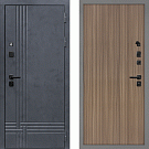 Дверь входная Скандинавия, бетон антрацит/эвкалипт испанский