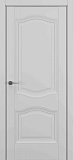 Межкомнатная дверь Классика Венеция, багет B2.3, дверь глухая (матовый серый)