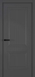 Межкомнатная дверь Венеция-2 ART, глухая фрезерованная дверь неоклассика, эмаль темно-серая