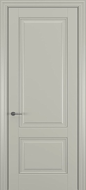 Венеция Прайм, глухая дверь неоклассика, эмаль серый шелк