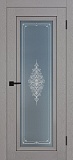 Межкомнатная дверь межкомнатная Soft Touch PST-25, стекло Кристалайз графит (серый ясень)