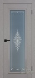 Дверь межкомнатная Soft Touch PST-25, стекло Кристалайз графит (серый ясень)