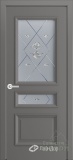 Калина-П, дверь со стеклом Прима, эмаль кварц