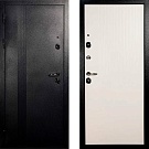 Дверь входная Сильвестор 9, антик темно-серебристый/HDF, цвет белый