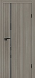 Межкомнатная дверь межкомнатная P-22, серый лакобель (эвкалипт португальский)
