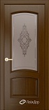 Межкомнатная дверь ДП Анталия, со стеклом (тон 2)
