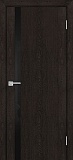 Межкомнатная дверь ДО PSN-10, черный лакобель (фреско антико)