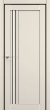 S-22, дверь со стеклом, пленка матовая (крем матовый)