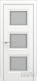 Неоклассика Гранд, багет B1, дверь остекленная (матовый белый)