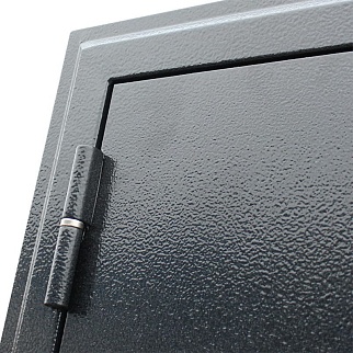 Дверь входная Техно Бетон, букле графит/бетон светлый