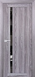 Межкомнатная дверь ДО PSK-8, зеркало тонированное (грей)