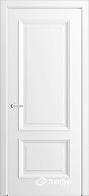 Кантри-П, классическая дверь белая эмаль