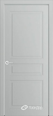 Калина, фрезерованная дверь, эмаль серая