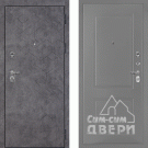 Дверь входная Тетра-126/PR-167, бетон темный/серый