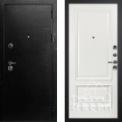 Дверь входная С-1/Панель шпон Фрейм-07, металл 1.5 мм, 2 замка, титан/ясень бьянко