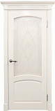 Межкомнатная дверь Олимпия, дверь глухая из массива бука (эмаль жасмин)