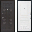 Дверь входная Премиум 183, венге/Классика сноу