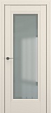 Межкомнатная дверь Неаполь B3, дверь со стеклом (матовый крем)