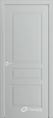 Калина, фрезерованная дверь, эмаль серая