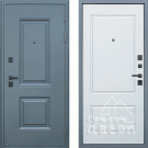 Дверь входная Ювентус-1, муар серый/капучино