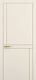 Межкомнатная дверь К-20, с молдингом, матовый крем